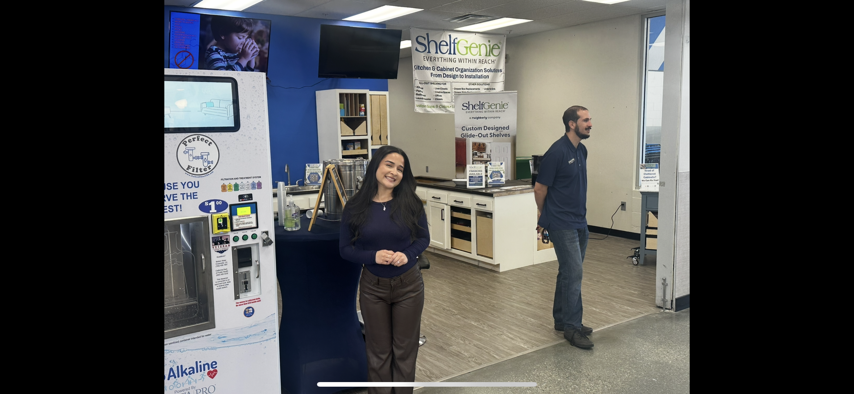 Retail booth team